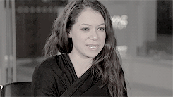 zoegraystone: Get to Know Me Meme: 1/10 - female celebritiesTatiana Maslany“I am drawn to those parts; I like the tough girls because they are not tough. It’s a veil; it’s a disguise. It’s defenses. At the core, everybody is human, everybody