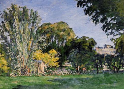 Chestnut Trees at the Jas de Bouffan 3 by Paul Cezanne, Oil painting reproductions for sal