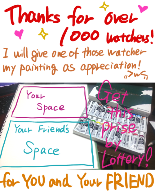 ouroporos:  I noticed that I got over 1000 watchers here now. woww thank you so much guysssss!! &