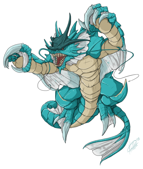 necromorph-slayinglovemachine:  The real king of the sea 