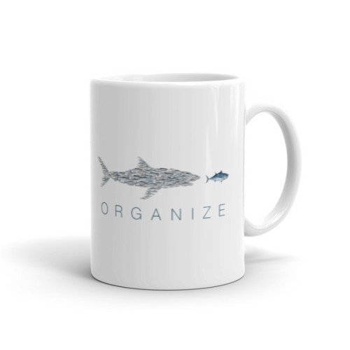 (via Organize Little Fish Big Tuna Mug)