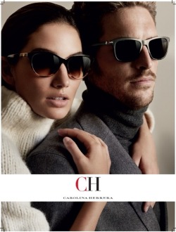 i-did-it-for-justice:  Justice Joslin and Lily Aldridge for Carolina Herrera eyewear collection photographer: mario testino 