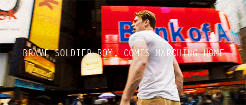 capsicle107:little soldier boy, come marching home
