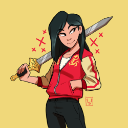 skyblitzhart:  Mulan is my queen who slays