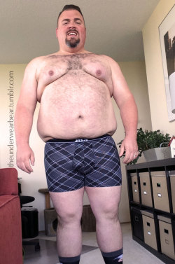 Theunderwearbear:  Black &Amp;Amp; Grey Plaid From Denmark! (All My Selfies Are Under