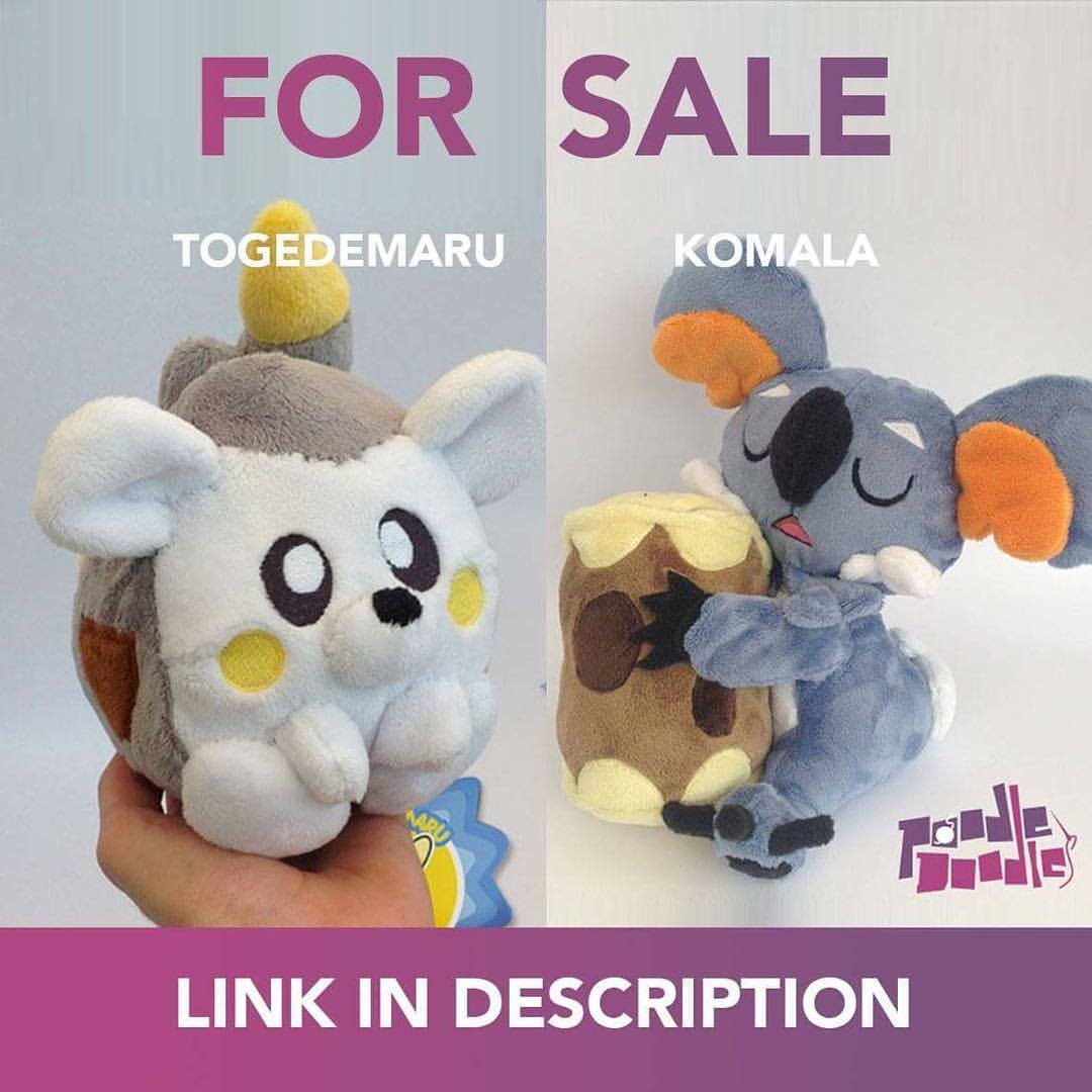 wolfiboi:  I am selling my chibi #pokedoll #Togedemaru and my Large #Komala plushies!!