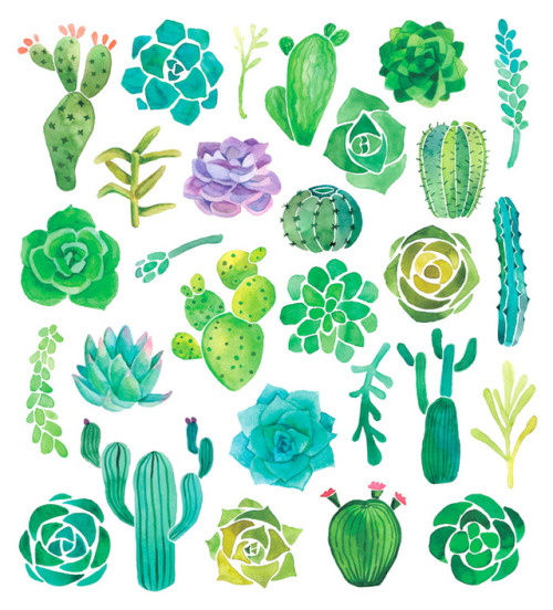 sosuperawesome: Watercolor Patterns by Abra Cadabraaa on Society6