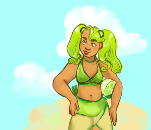 little doodle of lime cookie! i love her she’s so cute 