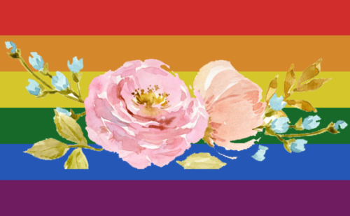 dykedva: Hey, I got a lil bored and decided to make some quick LGBT flower headers.     &n