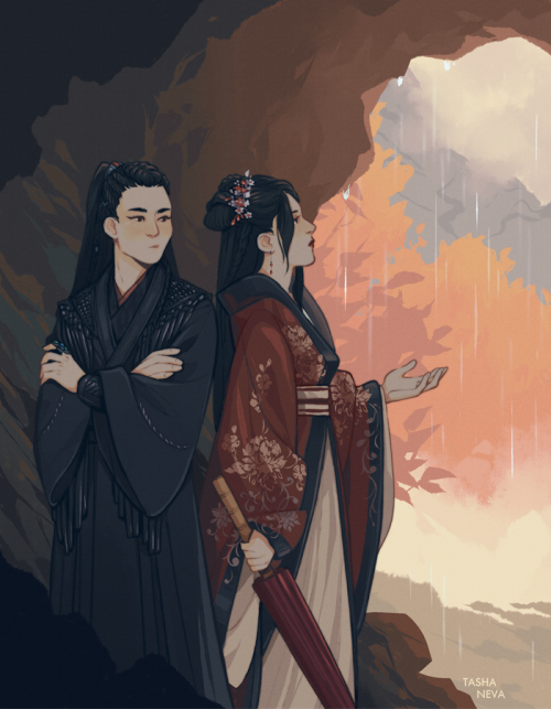 all done up in your borrowed shades of autumnxie’er and qianqiao for @wohzine