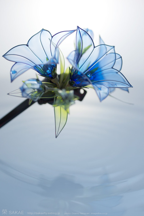 myampgoesto11:Beautifully designed traditional Japanese Kanzashi hair ornaments by Sakae