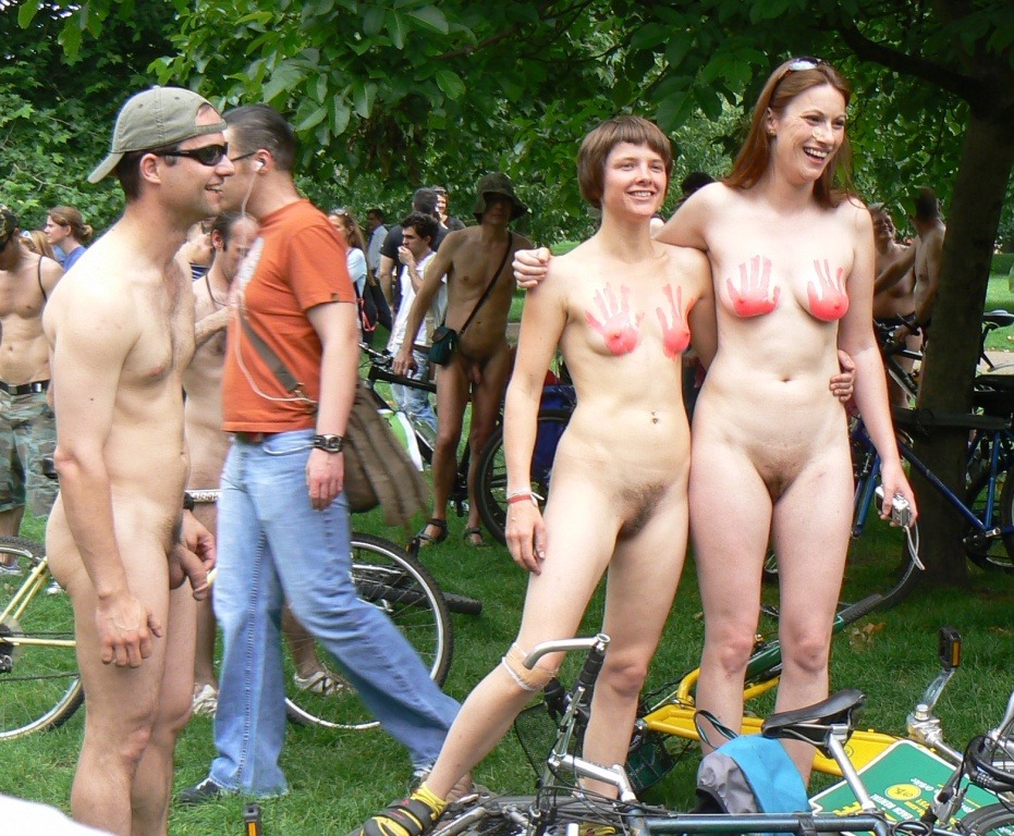 Naked bike ride