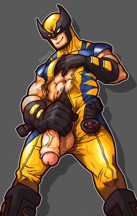 XXX bara-man:  yaoi bara wolverine  photo