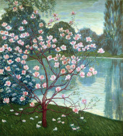 goodreadss:    Magnolia (oil on canvas), List, Wilhelm (1864-1918)   