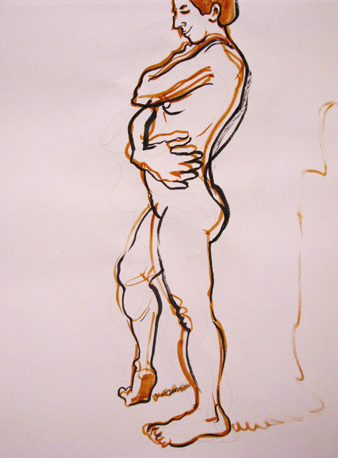 Ink and/or watercolor on paper, 18&quot;x24&quot;.   Matt Bernson 2013