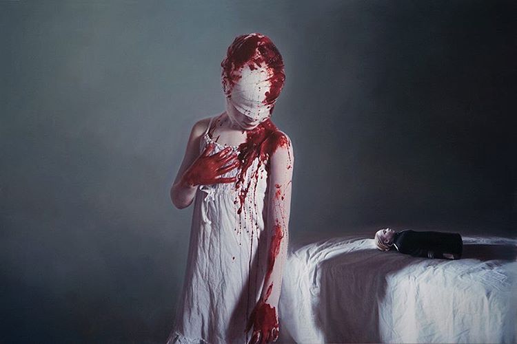 “The Disasters of War 3”
mixed media (oil & acrylic on canvas) - 2007
200cm x 293cm
In memory of #Goya. #helnwein #gottfriedhelnwein #painting #art #artist #blood #child #war