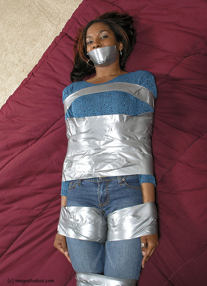 nowheretohide14:  More pretty bound and gagged black girls