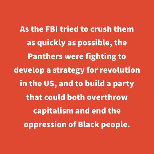 “Black struggle in the United States has the potential to develop anti-capitalist, revolutionary con