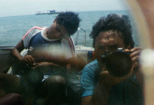 twixnmix:  Jean-Michel Basquiat by Lee Jaffe in Pattaya, Thailand in 1983.