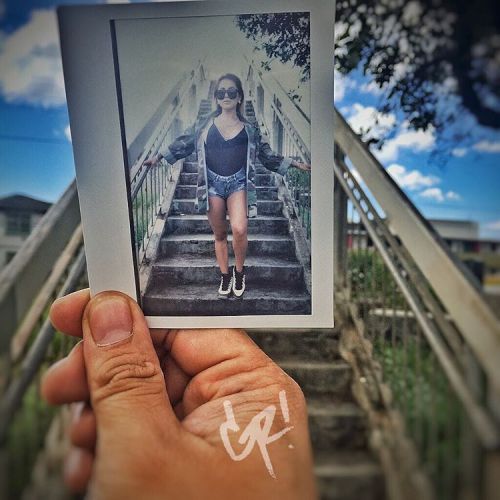 Past, Present &amp; Future @lexbreezy #film #polaroid #instagram #steps #pastpresentfuture #pict