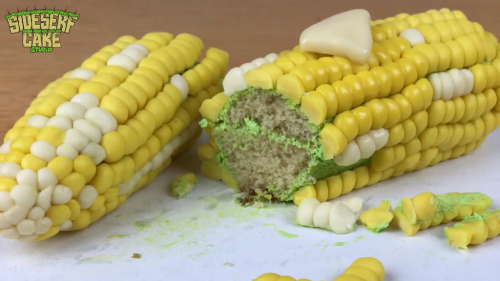 laughingsquid: A Highly Realistic Corn on the Cob With Butter Cake