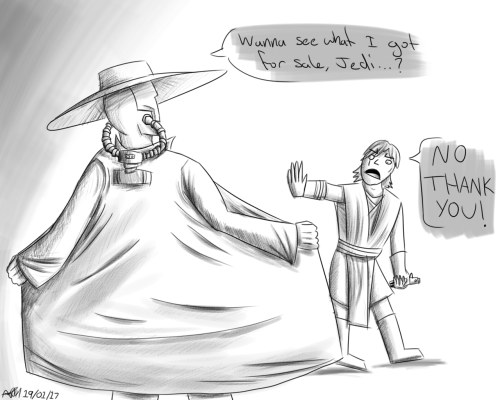 kiunlo: [19/365] the drawing is sketchy as fuck, but so is cad bane lmao