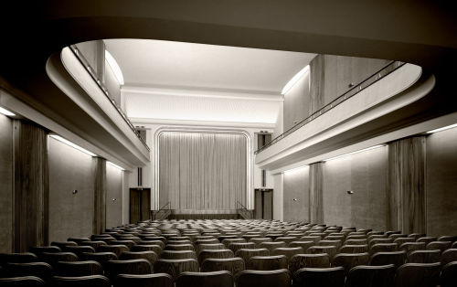 Karl Hugo Schmölz, Cinemas in post-war western Germany, early 1950s. Gelatin silver prints. © Archiv