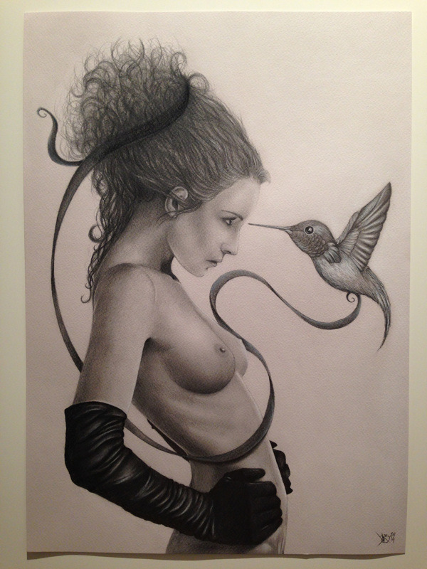 artforadults:  Lady Bird by Davide Franceschini 