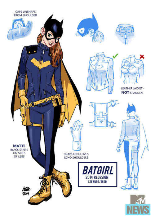 comicsauthority: We love the redesigned Batgirl look! Cameron Stewart and Babs Tarr have given Barba