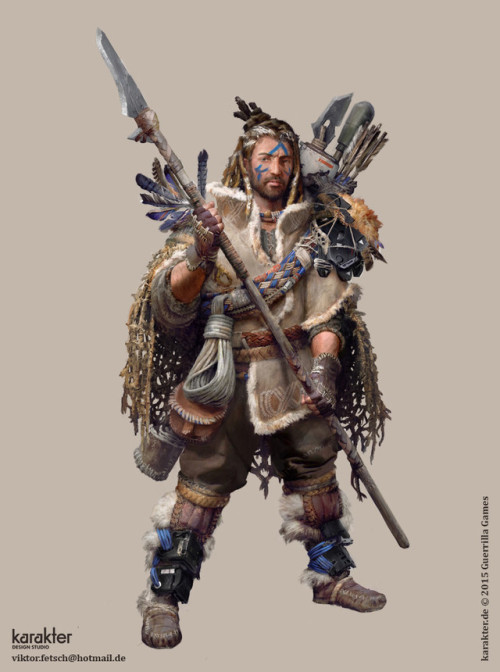 Horizon: Zero Dawn - Nora Hunter  Viktor Fetsch www.artstation.com/artwork/2Xbye