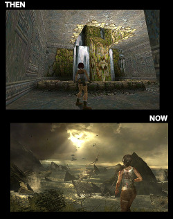 honeyedbear:  Tomb Raider… then and now…..