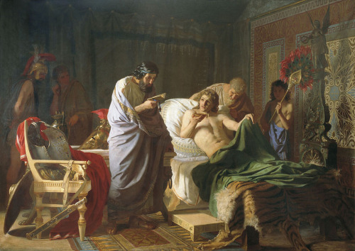 Henrik Siemiradzky, Alexander the Great and the Physician