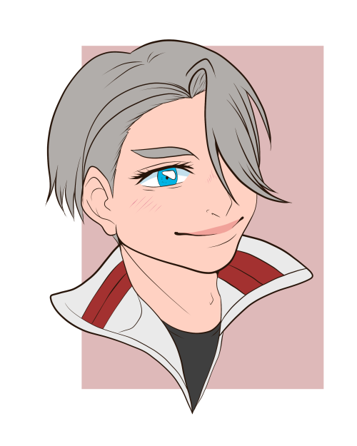  Viktor —Just a little fanart since it been a while to do one, so here a one from Yuri On Ice 