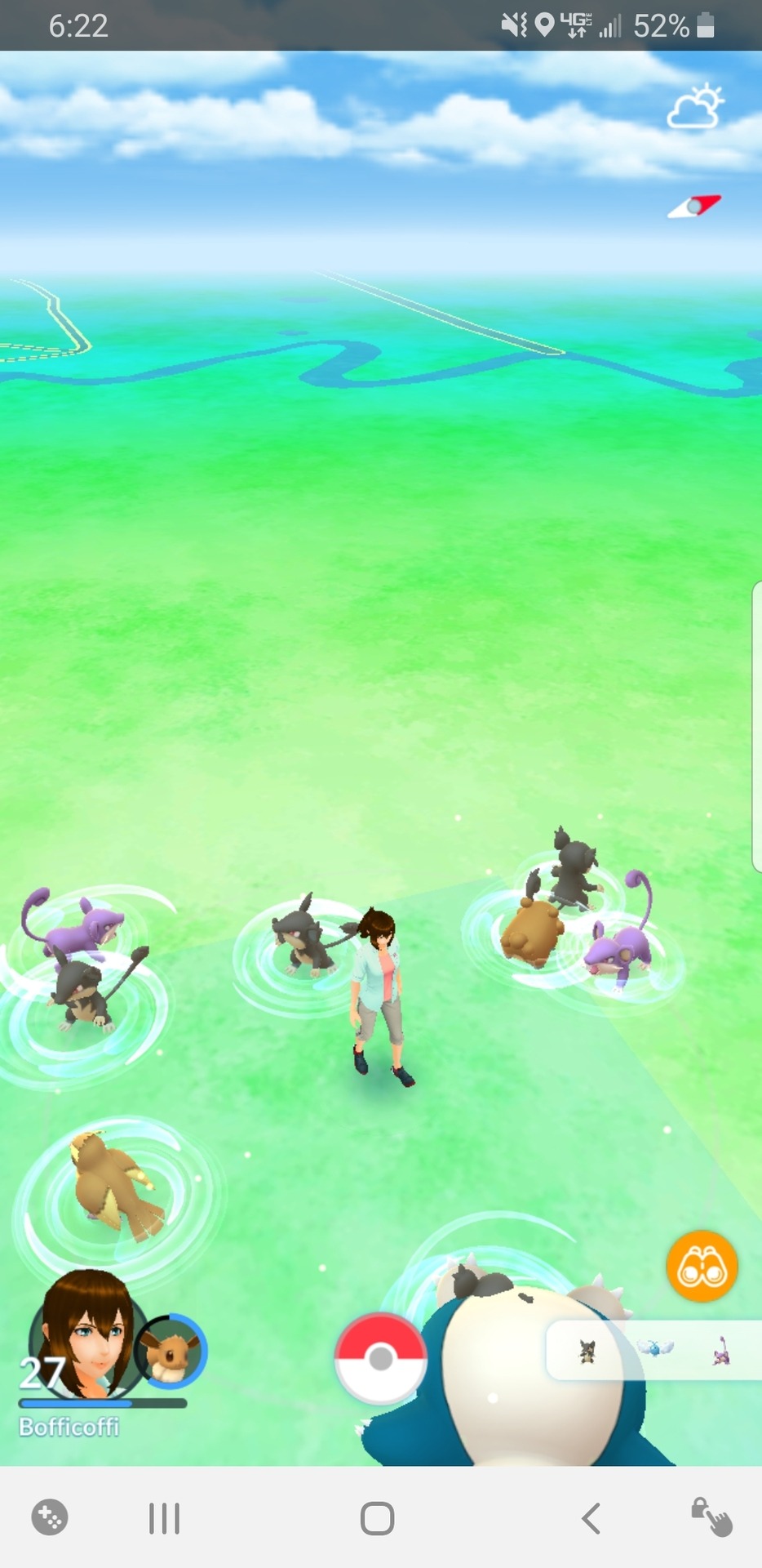 Its Attack Of The Rattatas! (With A Bidoof, Pidgy, And Snorlax)
