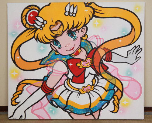 madoka07:2014 “Magical Girl” Acrylic paint, Canvas F10 17.91x20.86exhibition work&ldquo;Magical Girl