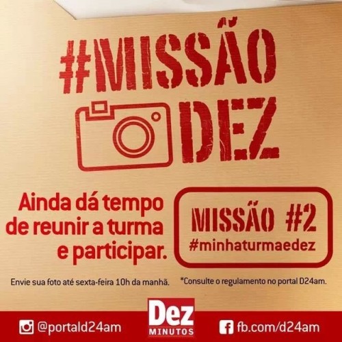 Missão da semana: Envie uma foto da sua turma curtindo o domingo na companhia do DEZ Minutos. Compar