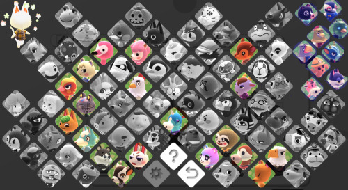 All the playable characters currently in the 100% Animal Crossing mod. Top image is default selectio