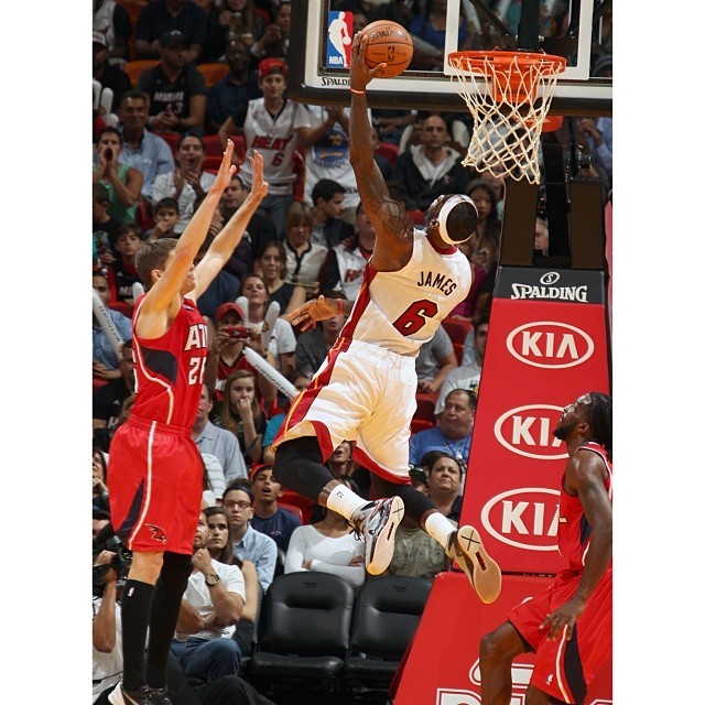 slamonline:  Another day at the office for @kingjames 