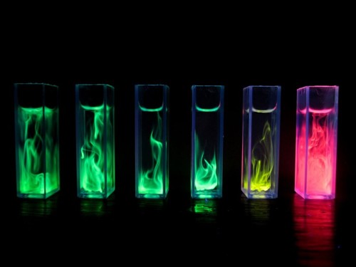 cenchempics: BODIPY on fire Look closely, are those flames? Graduate student Andrea Cabrera-Espinoza