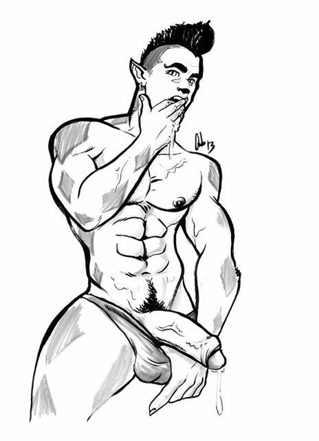 artbyfab:  Uncensored version   #ArtByFab #arte #art #traditionalart #patrickfillion