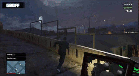 clichedruby336:  Geoff: Oh! That was terrible! Oh! I jumped over a… I can’t even… Remind me to show you later. 