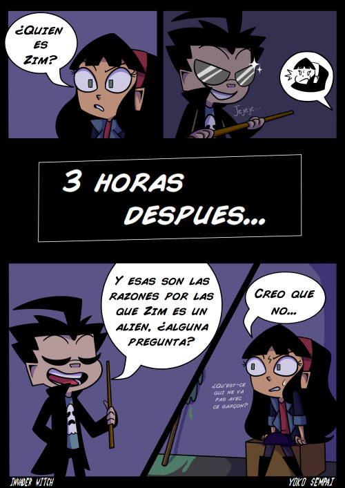 Parte 6 uwu Alice no le creyó sobre lo de Zim, así que volvió a estar solo como antes.