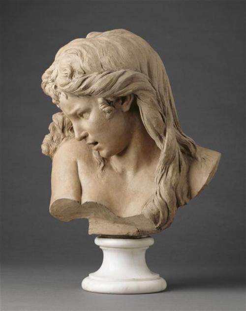 v-ersacrum: Jean-Baptiste Stouf, Afflicted young girl, 18th century