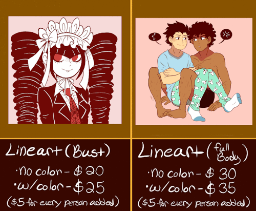 camalilium:  *UPDATED COMMISSION INFO!!*Disclaimer:- I reserve the right to decline any commission.-I’ll begin working after receiving full payment. (Half-Payment is allowed for commissions over ฮ)-I don’t draw Anthros or Mechas. (But I’m willing