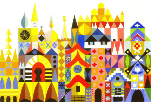 disneyconceptsandstuff:Visual Development from It’s A Small World by Mary Blair