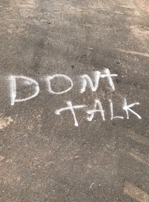 went to a semi-abandoned park and got some advice