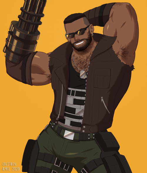 Check out Barret&rsquo;s guns! Barret from the new Final Fantasy VII Remake.Facebook  | Twitter  |  
