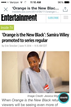 lorilevaughn:  youngblackandvegan:  magnacarterholygrail:  fuckyeahpoussey:  underwitch:  YESSSSSS  HOLY SHIT!  LOOK AT GOD  one step closer to being rid of piper and alex as main characters yaassssss  Samira and Taystee are all I care about tbh 