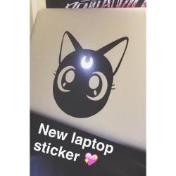 💚💙💜  #Luna #sailormoon #macbook