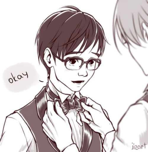 jizart: The new official art forced to re-read all the fanfics coffeeshop AU